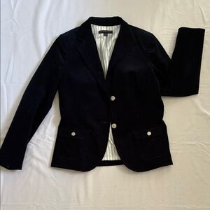 Brooks Brothers Navy Blazer with Striped Lining
